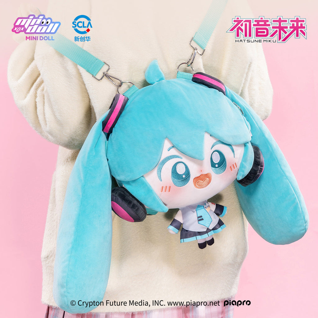 Hatsune Miku - Big Head Plush Bag