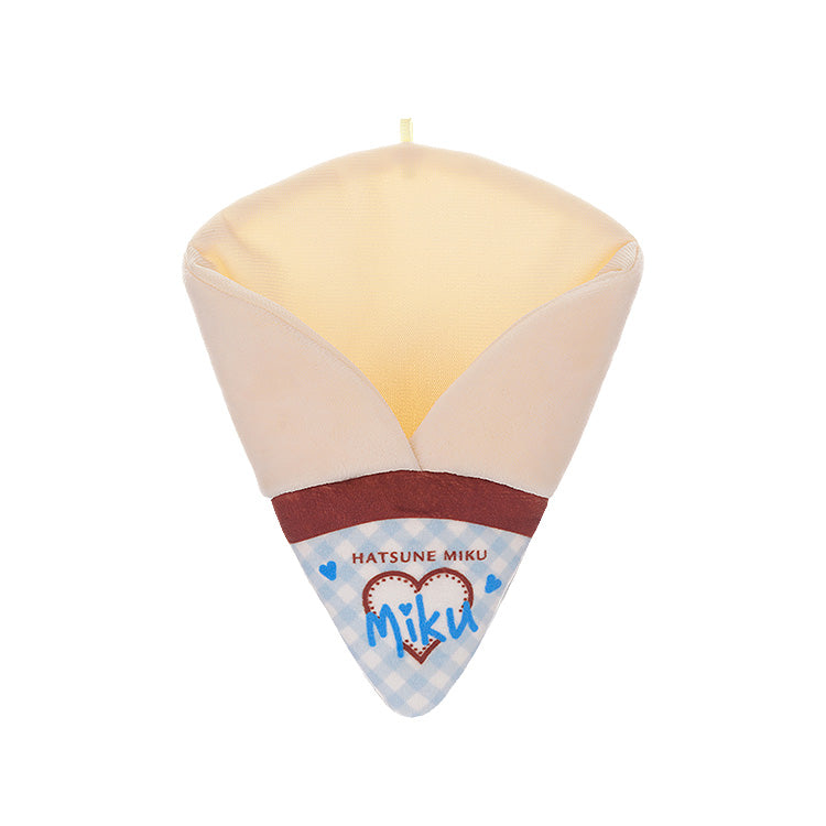 Character Vocal Series 01: Hatsune Miku Crêpe Mascot Keychain Plush - C