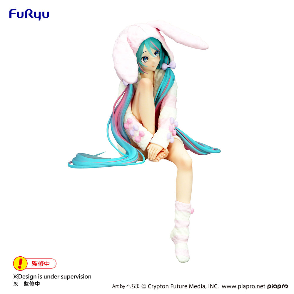 Hatsune Miku - Noodle Stopper Prize Figure - Rabbit Ear Hood Pajama
