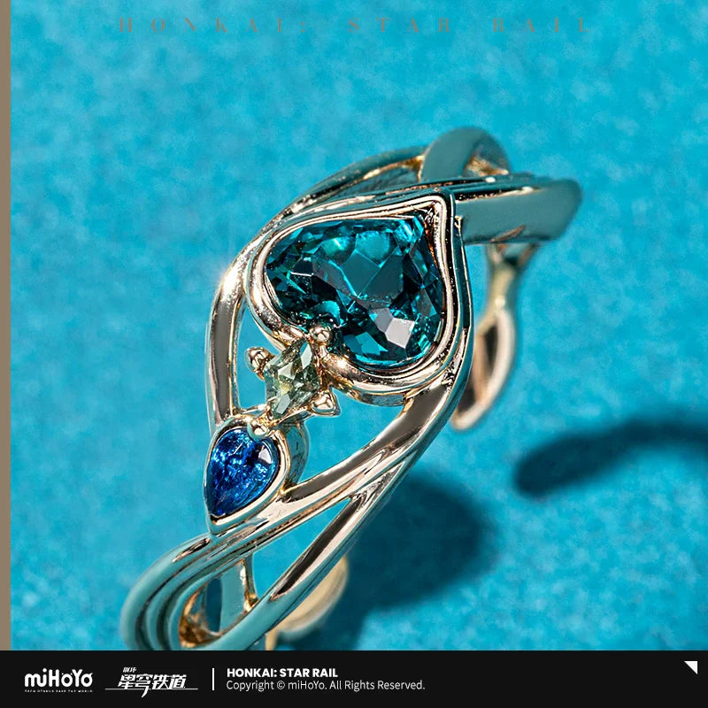 Honkai: Star Rail - Aventurine Theme - Ring Set
